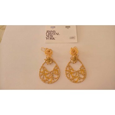 Pendientes Jimmy Crystal gold shadow