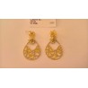 Pendientes Jimmy Crystal gold shadow
