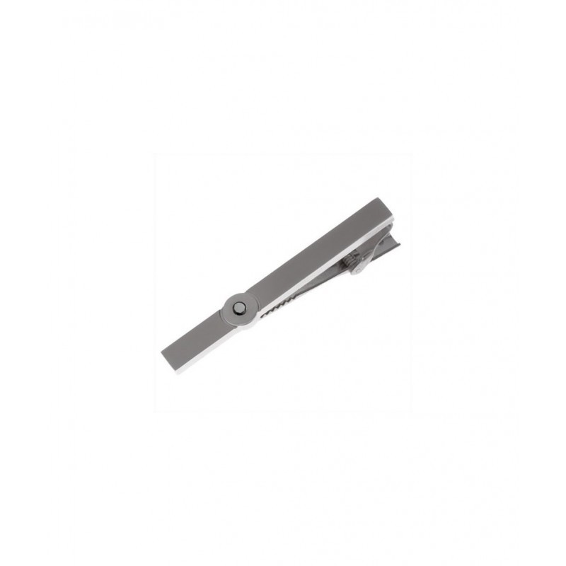 Alfiler de corbata Fence steel  jet