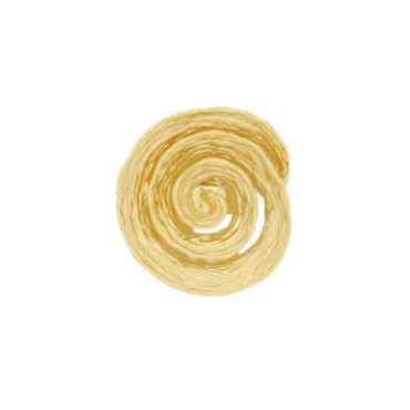 Anillo Espiral chapado oro
