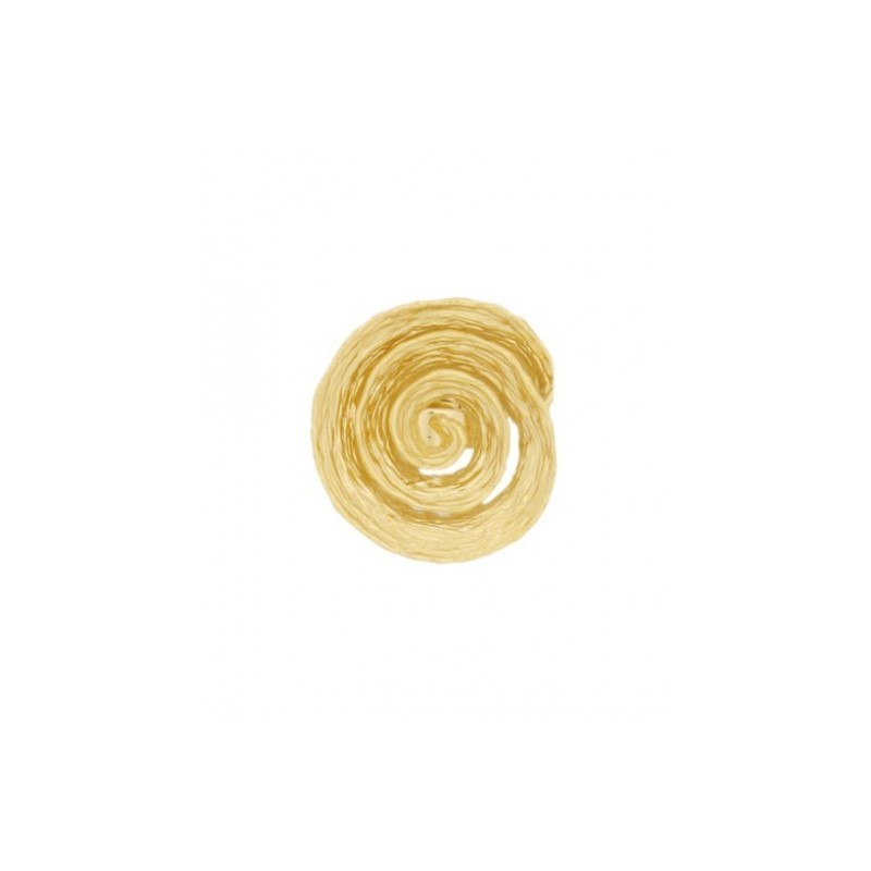 Anillo Espiral chapado oro