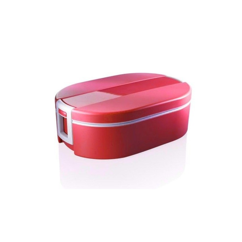 LunchBox termico oval Enjoy rojo