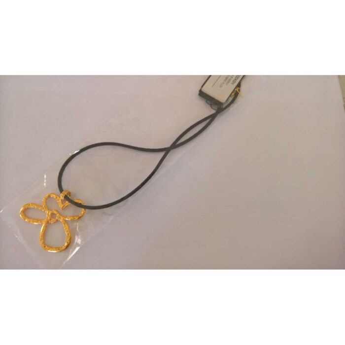Colgante Flor chapado oro - Imagen 5