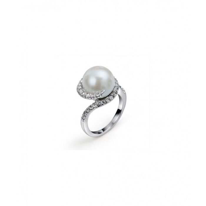anillo con perla