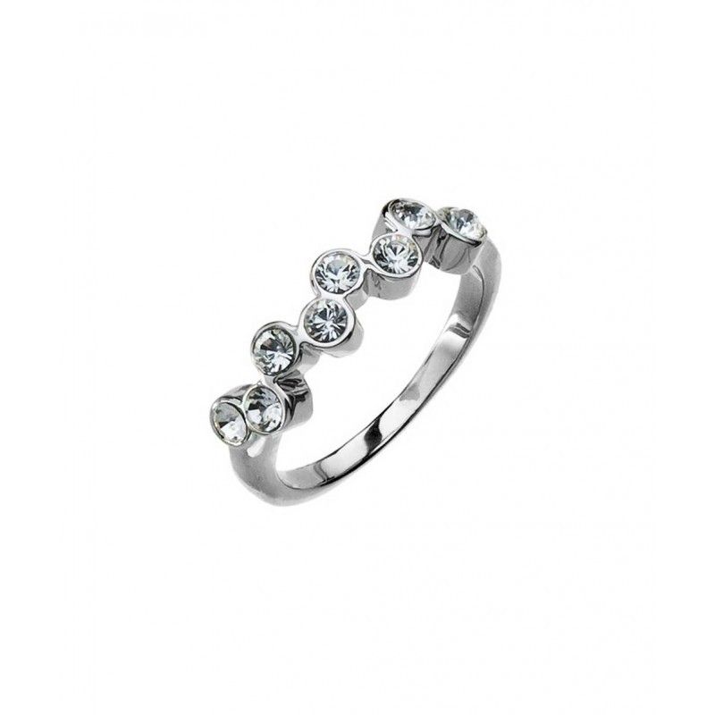 anillo con cristales