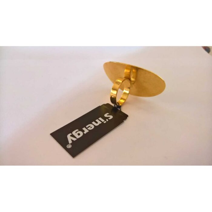 Anillo Sinergy chapado oro ovalado - Imagen 3