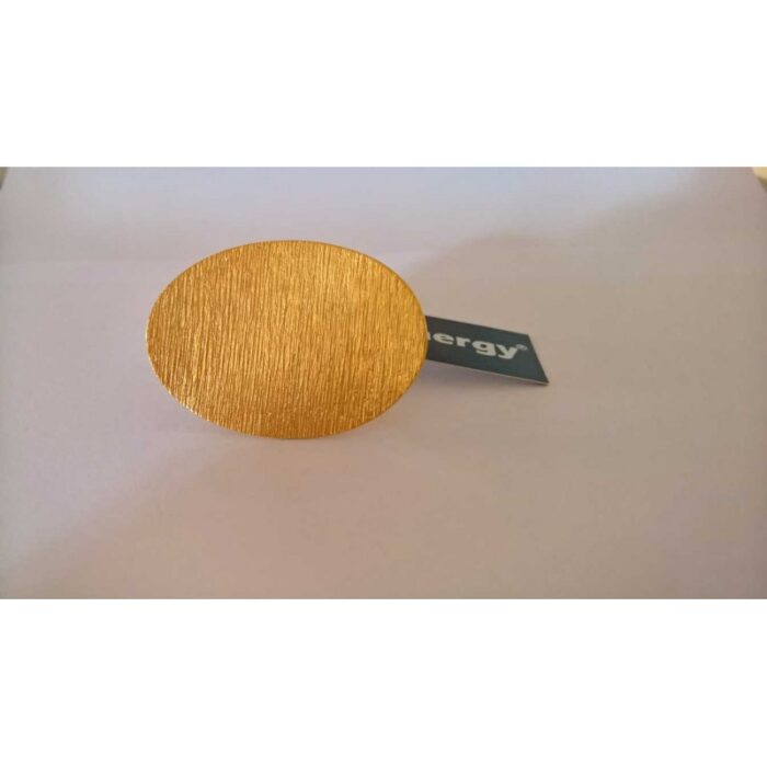 Anillo Sinergy chapado oro ovalado - Imagen 4