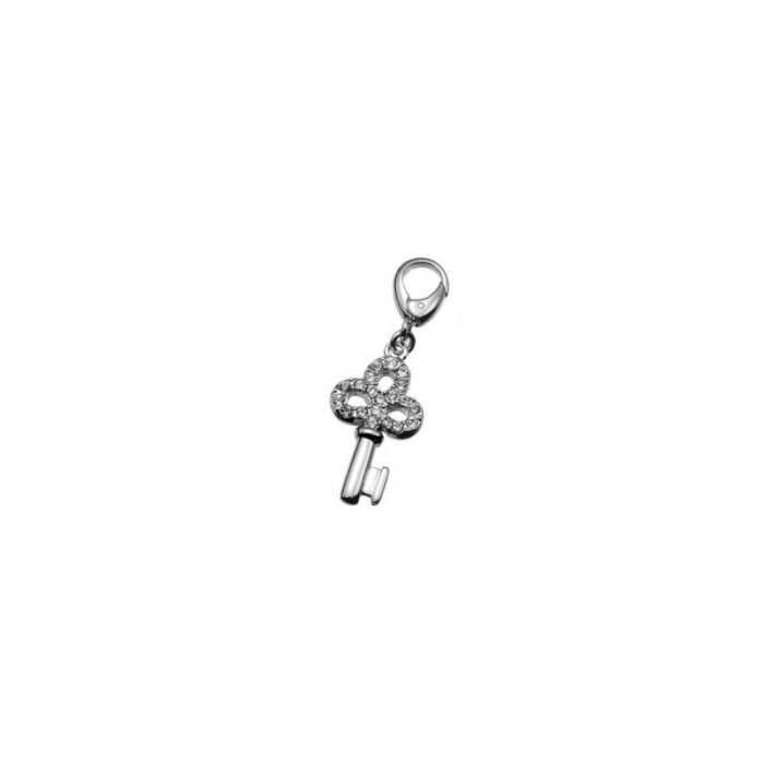 Charm Key rodio cristal