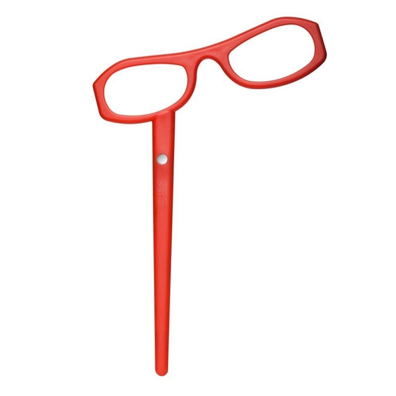 gafas rojas