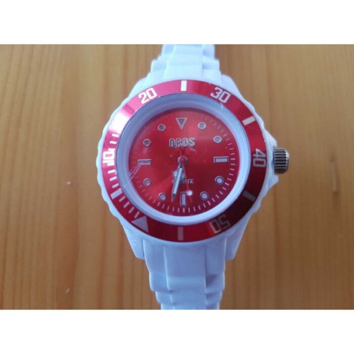 Reloj Qbos correa silicona rojo - Imagen 3