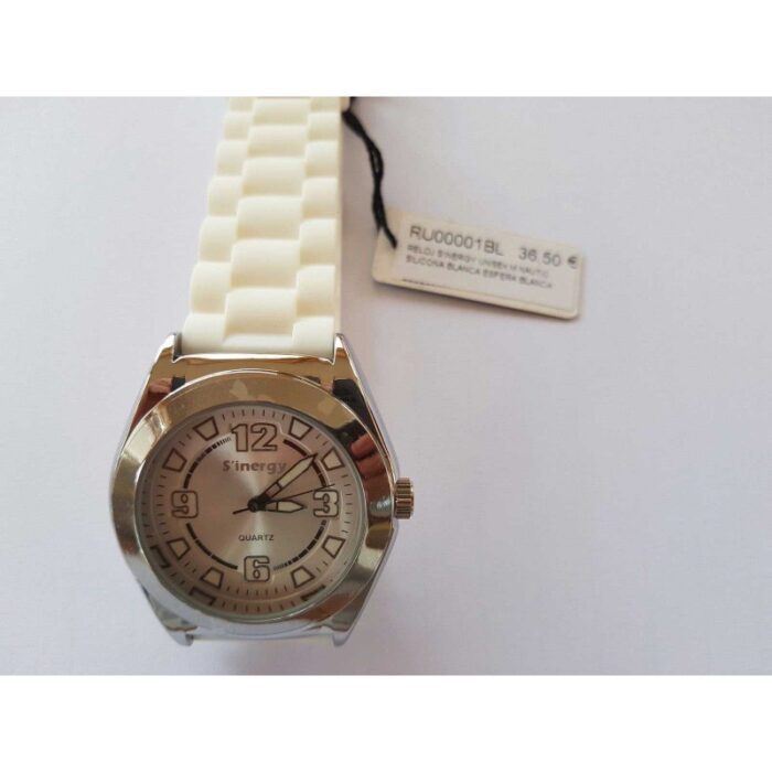 Reloj Sinergy unisex silicona blanco - Imagen 3