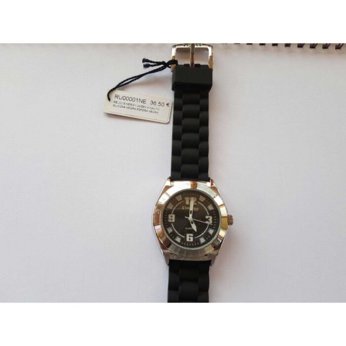 Reloj Sinergy unisex silicona negro - Imagen 3