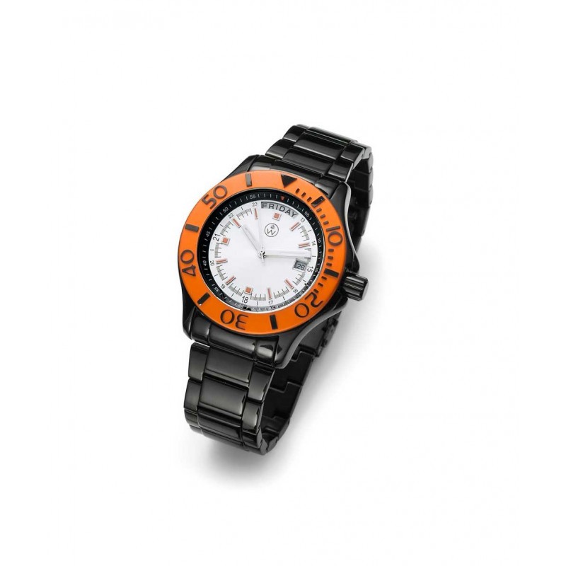 reloj de color negro
